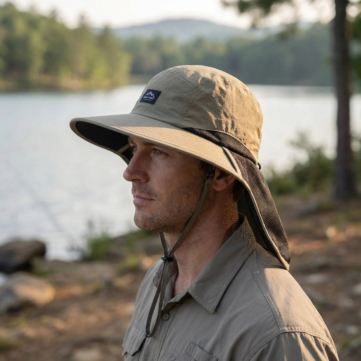 Thrives Outdoor | Brimwick Wide-Brim Hat with Neck Protection 1