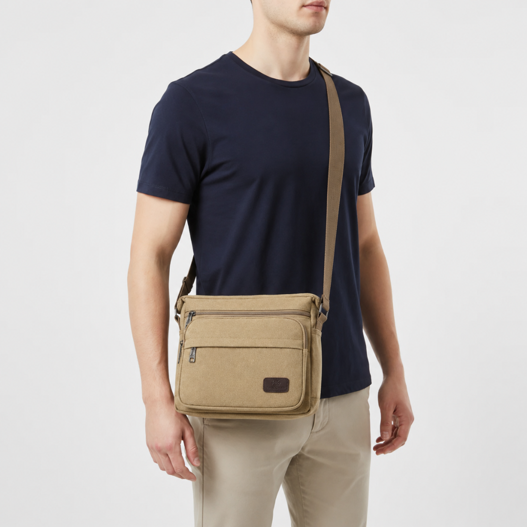 Thrives Outdoor | Canvas Crossbody Messenger Bag 8