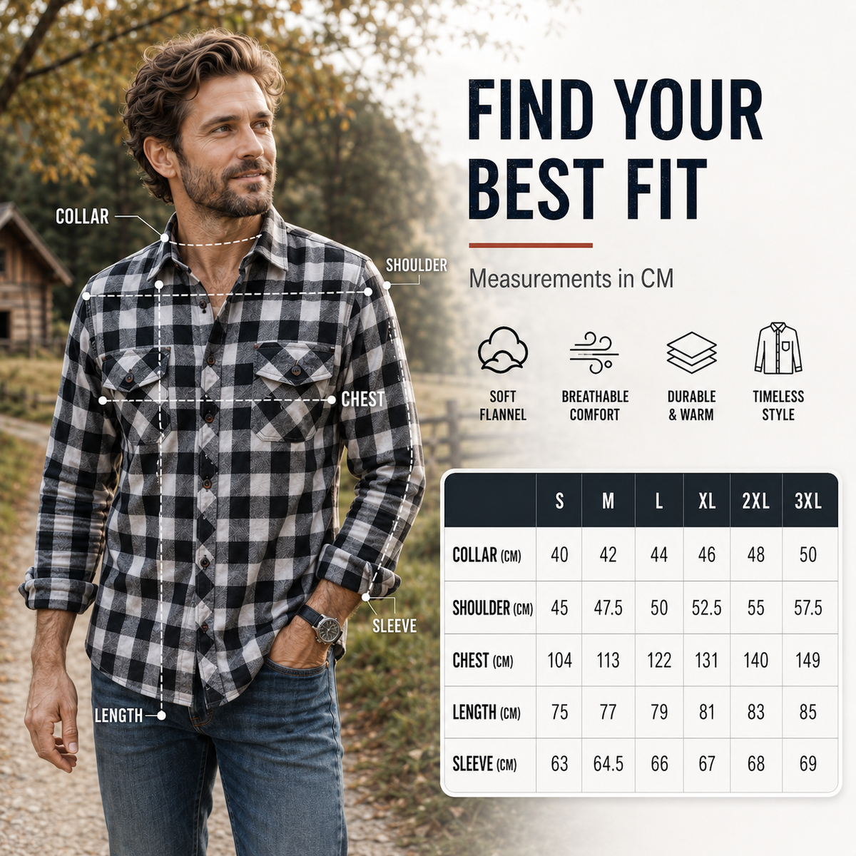 Thrives Outdoor | Long Sleeve Flannel Shirt 2