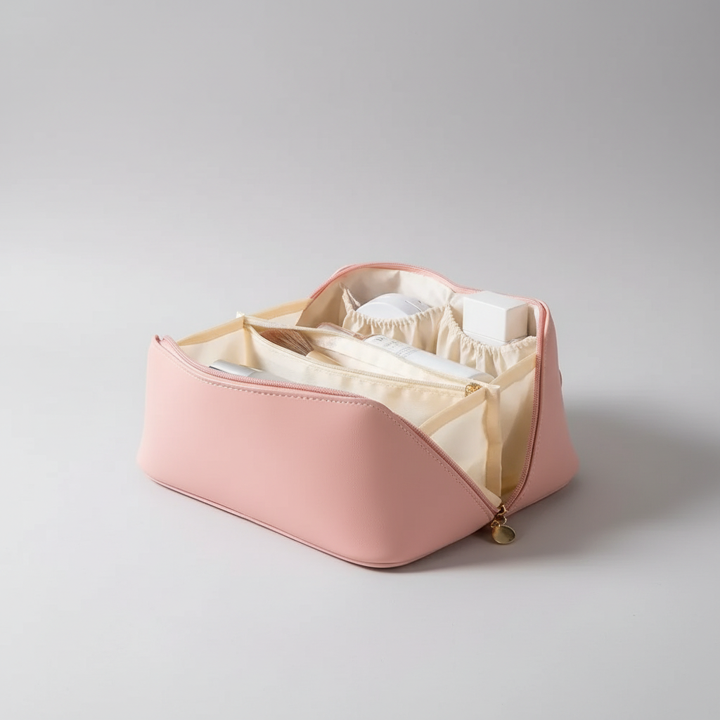 Thrives Outdoor | Luxelette Zip Top Travel Makeup Bag 4
