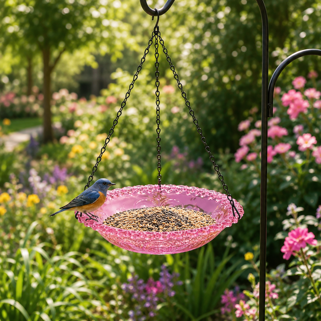 Thrives Outdoor | PlumaDrop Hanging Bird Feeder 0