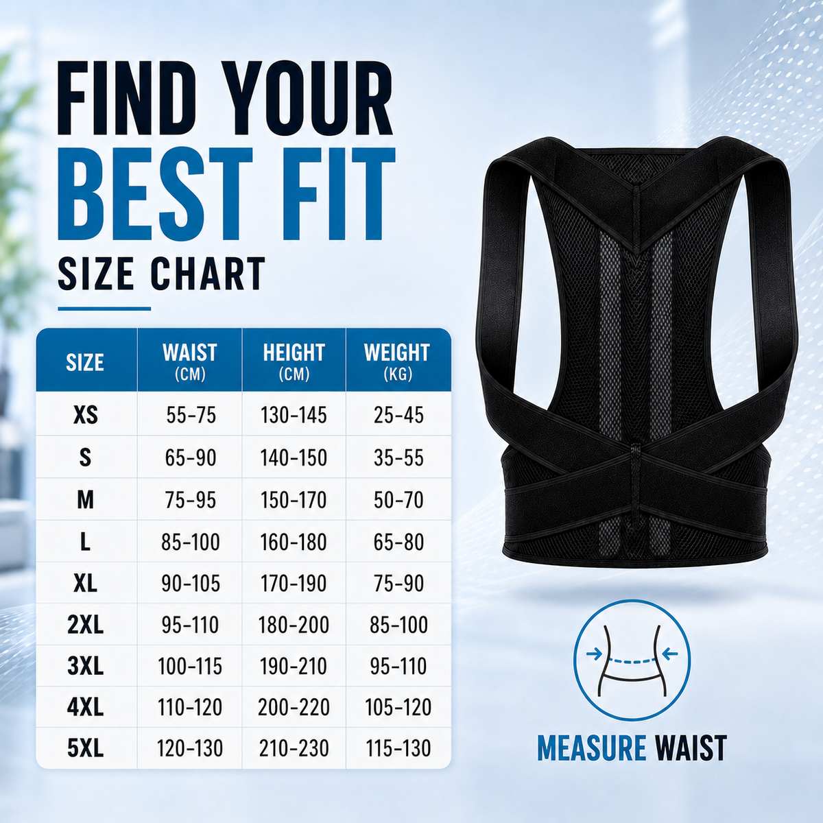 Thrives Outdoor | PostuGuard Adjustable Upper Back Brace 8