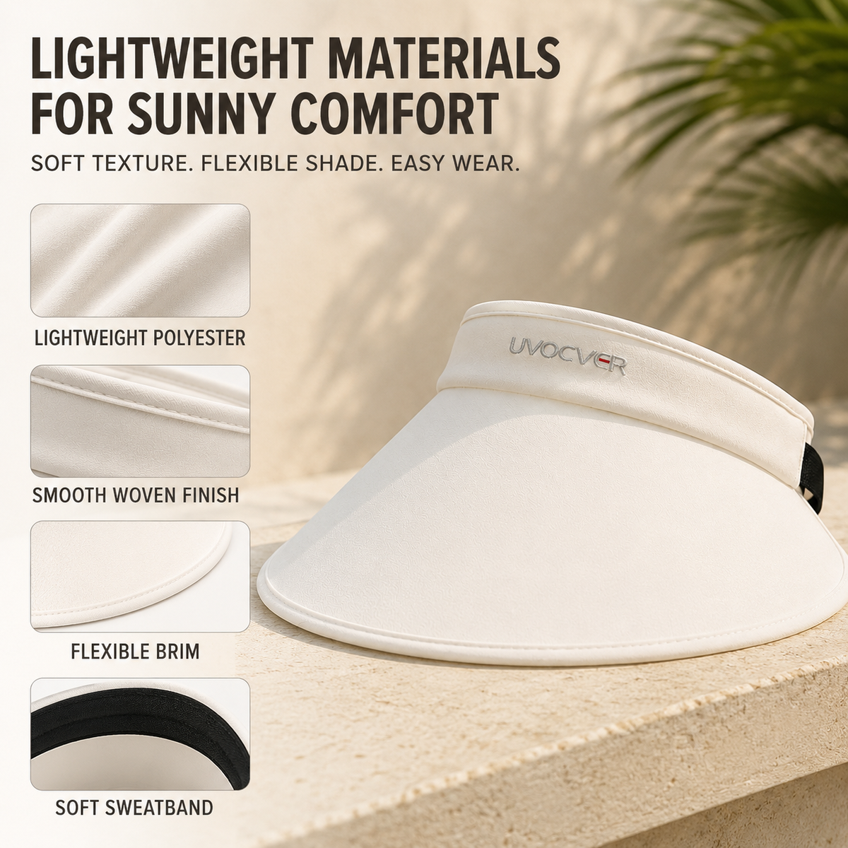 Thrives Outdoor | ShadeLuxe Wide Brim Sun Visor 4