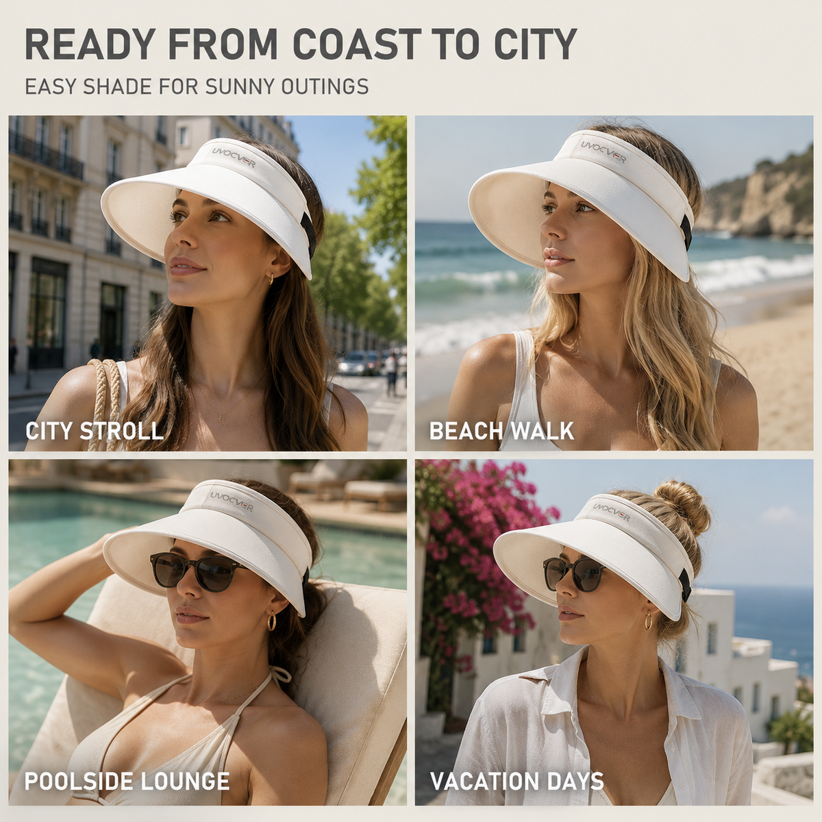 Thrives Outdoor | ShadeLuxe Wide Brim Sun Visor 5