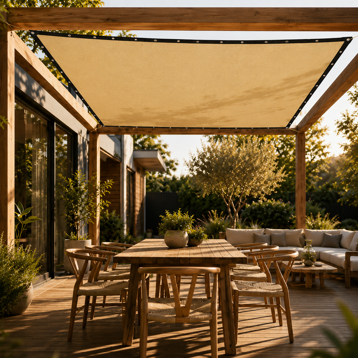 Thrives Outdoor | Shadeora Rectangular Sunshade Awning 1