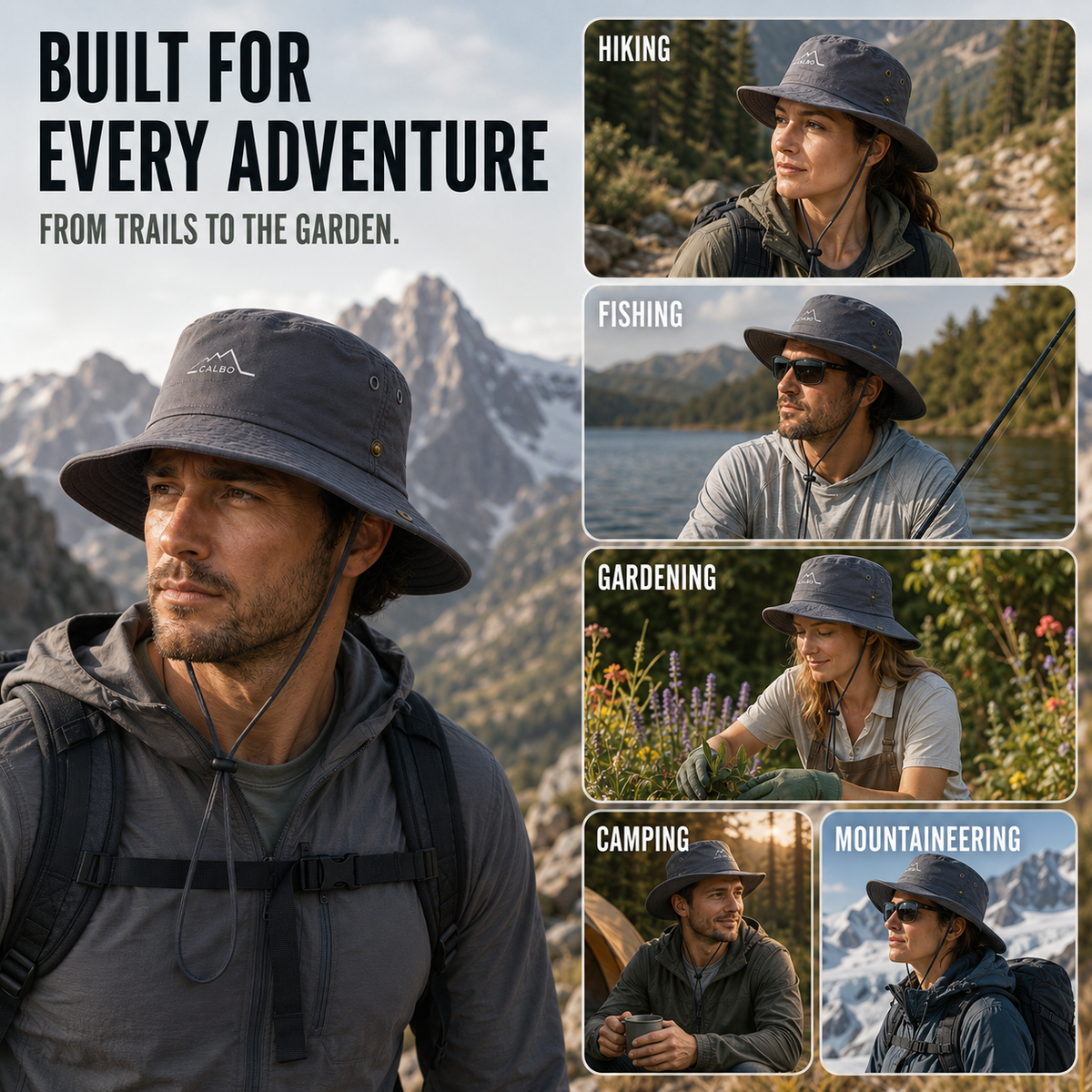Thrives Outdoor | Shadorra Wide-Brim Waterproof Outdoor Hat 6