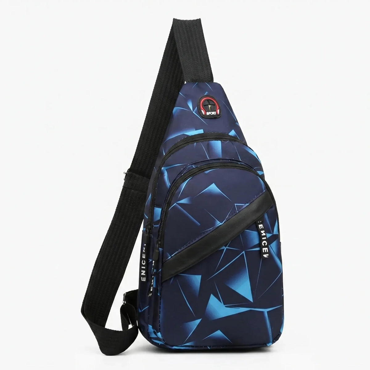 Thrives Outdoor | Slantrix Geometric Print Crossbody Chest Bag 5