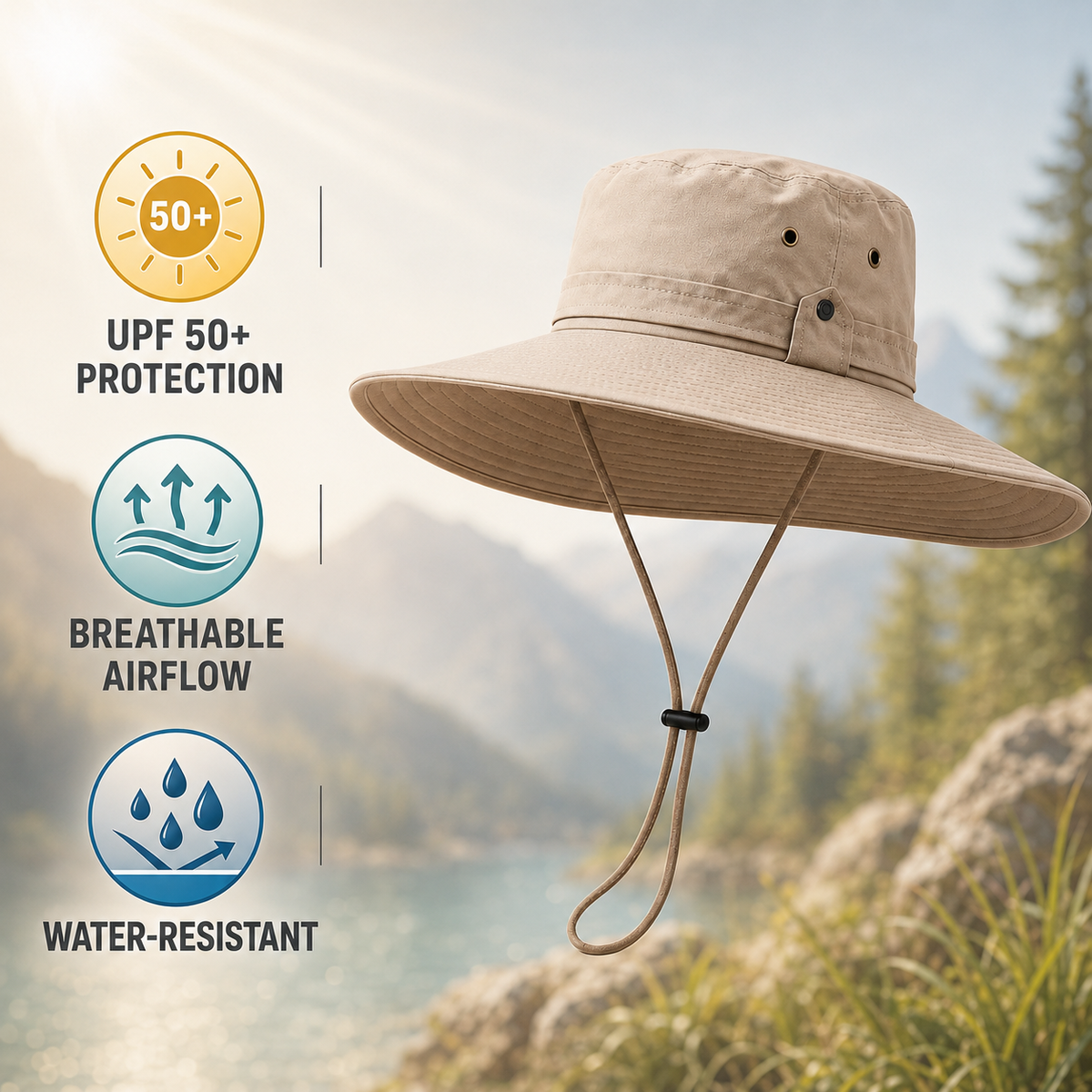 Thrives Outdoor | Solbray Wide-Brim Sun Hat 2