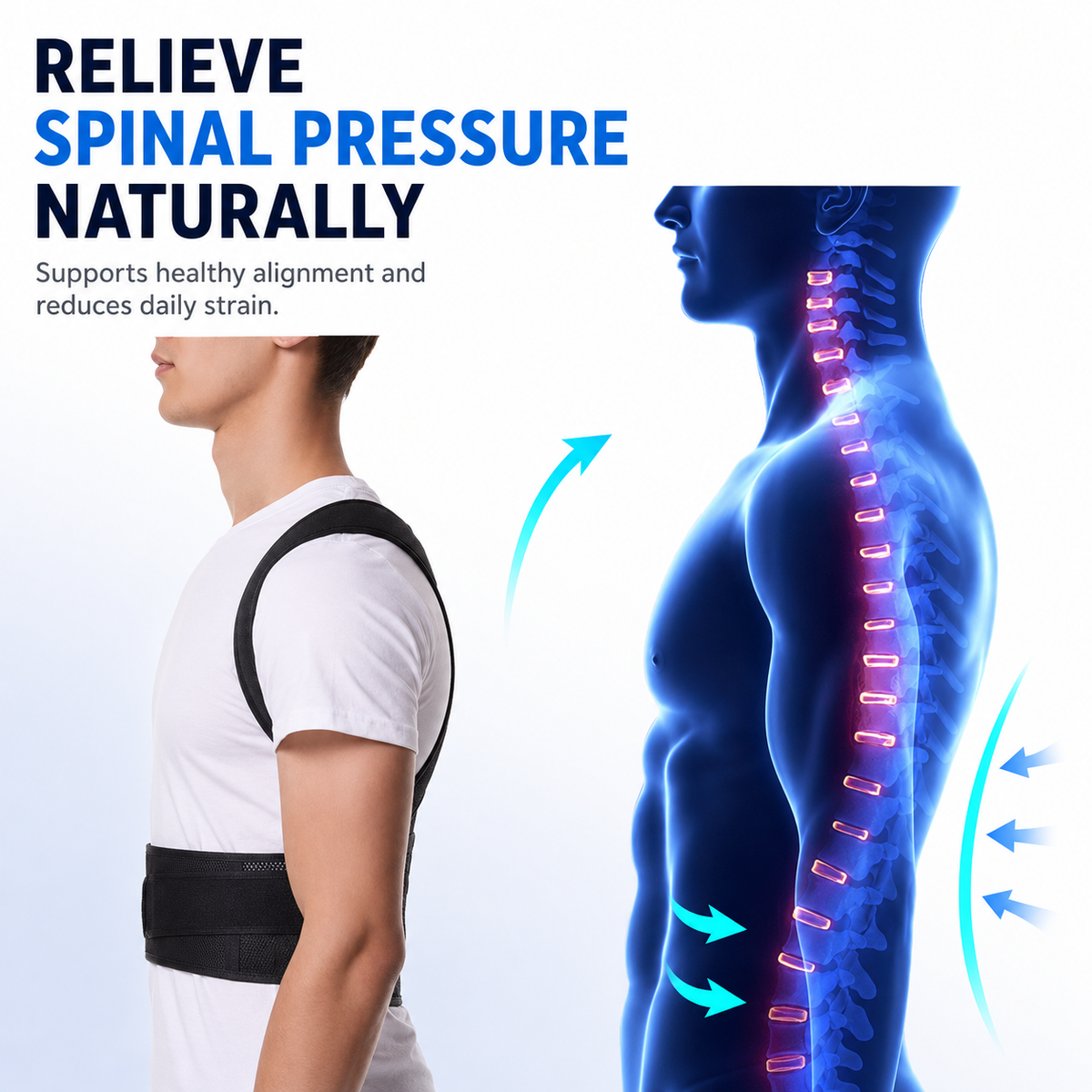 Thrives Outdoor | Spinalignr Adjustable Lumbar Support Vest 4