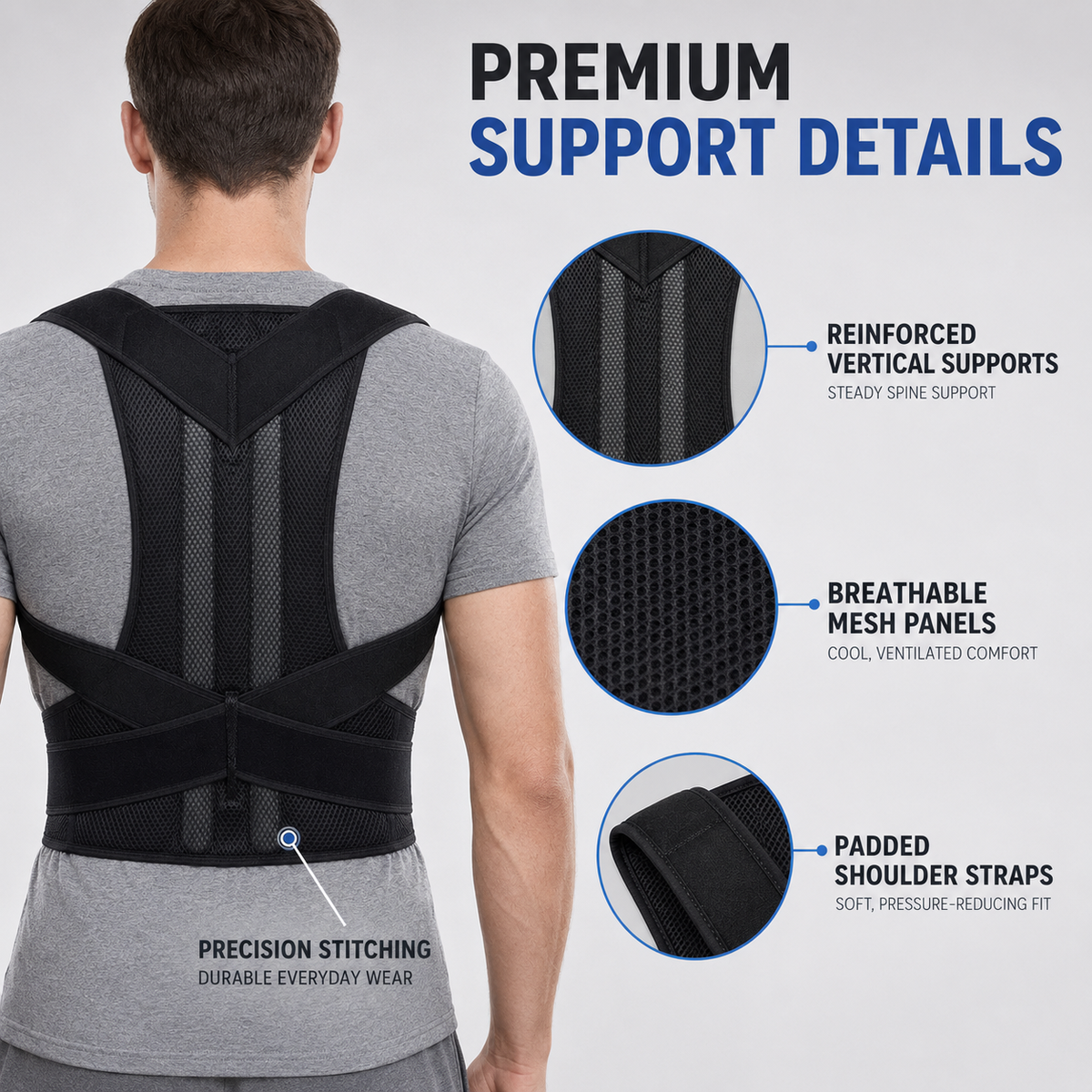 Thrives Outdoor | Spinalignr Adjustable Lumbar Support Vest 6