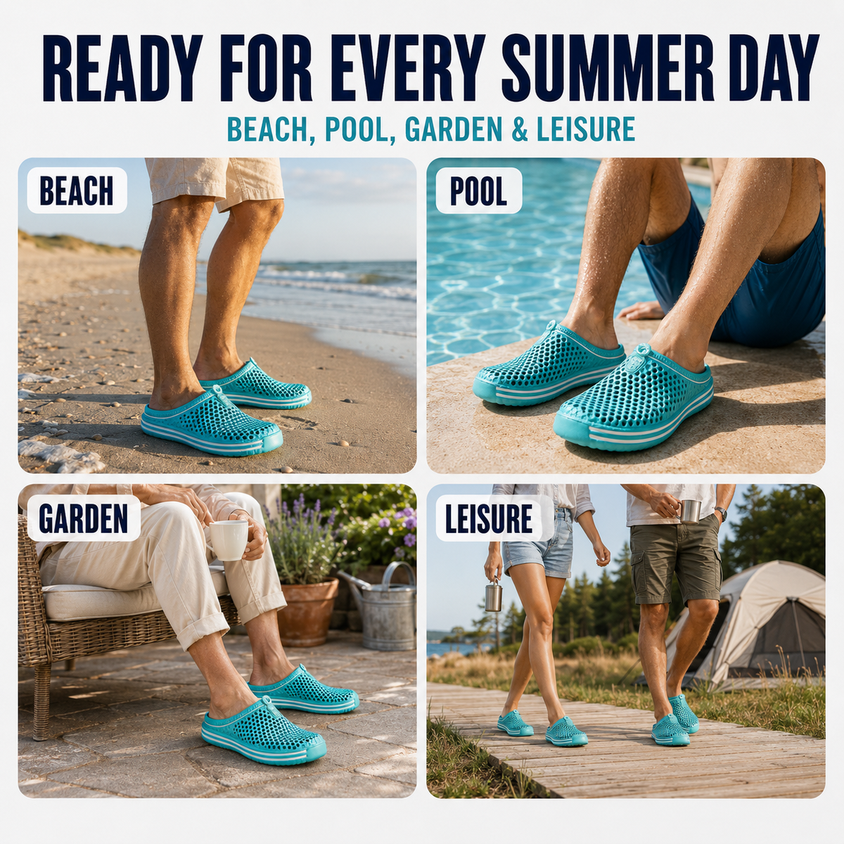 Thrives Outdoor | Splashco Hollow-Out Slip-On Water Sandal 5