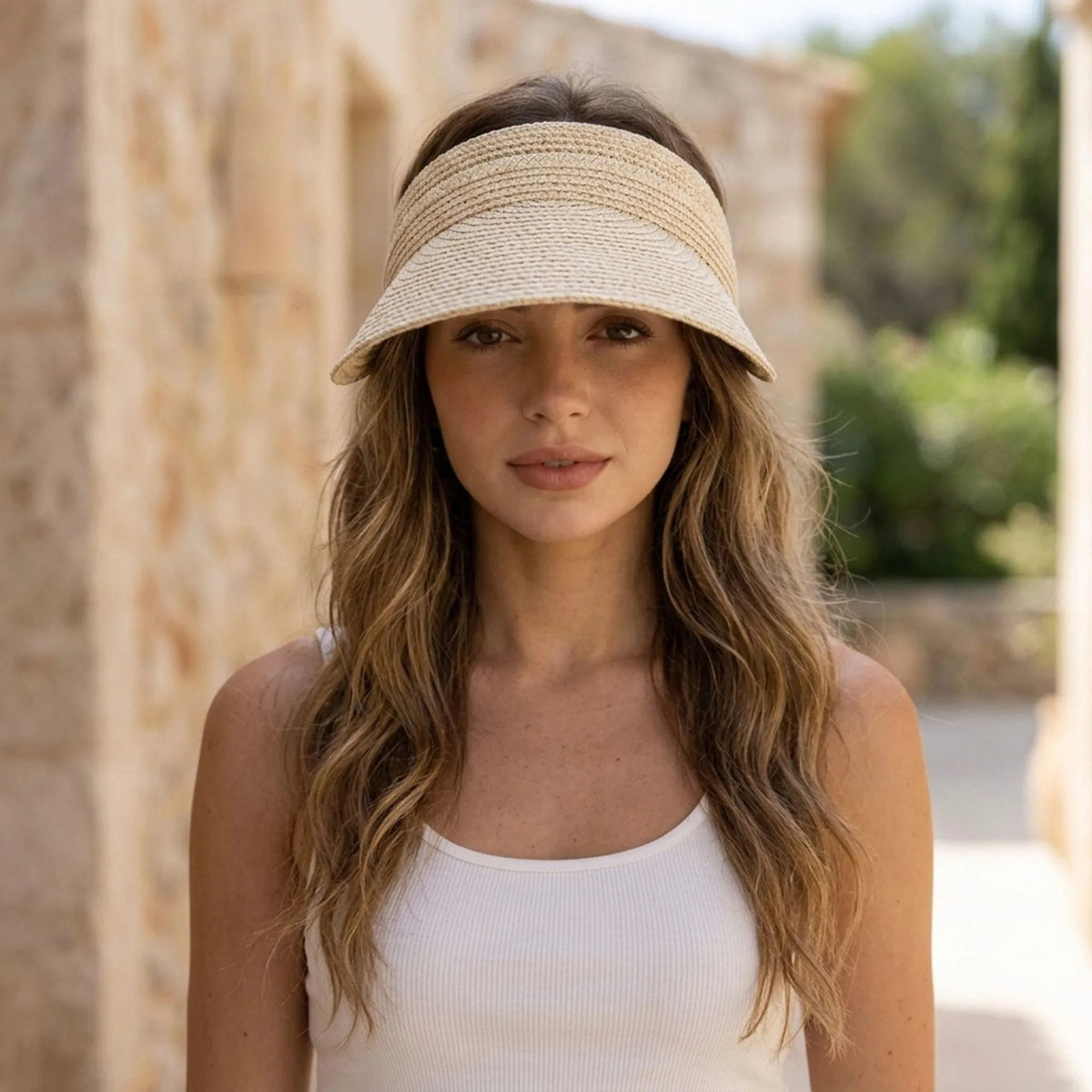Thrives Outdoor | Vandra Woven Wide Brim Visor 1