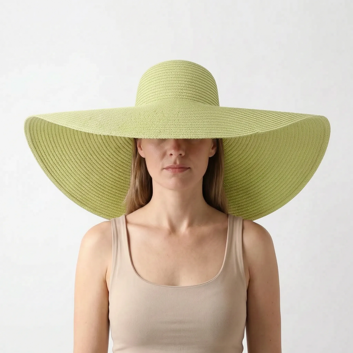 Thrives Outdoor | Vistana Oversized Foldable Woven Summer Sun Hat 10
