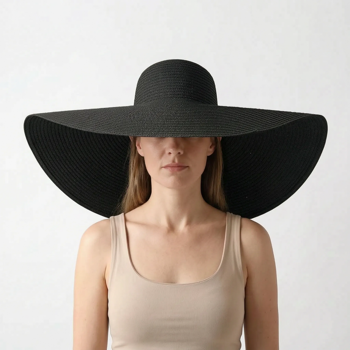Thrives Outdoor | Vistana Oversized Foldable Woven Summer Sun Hat 16
