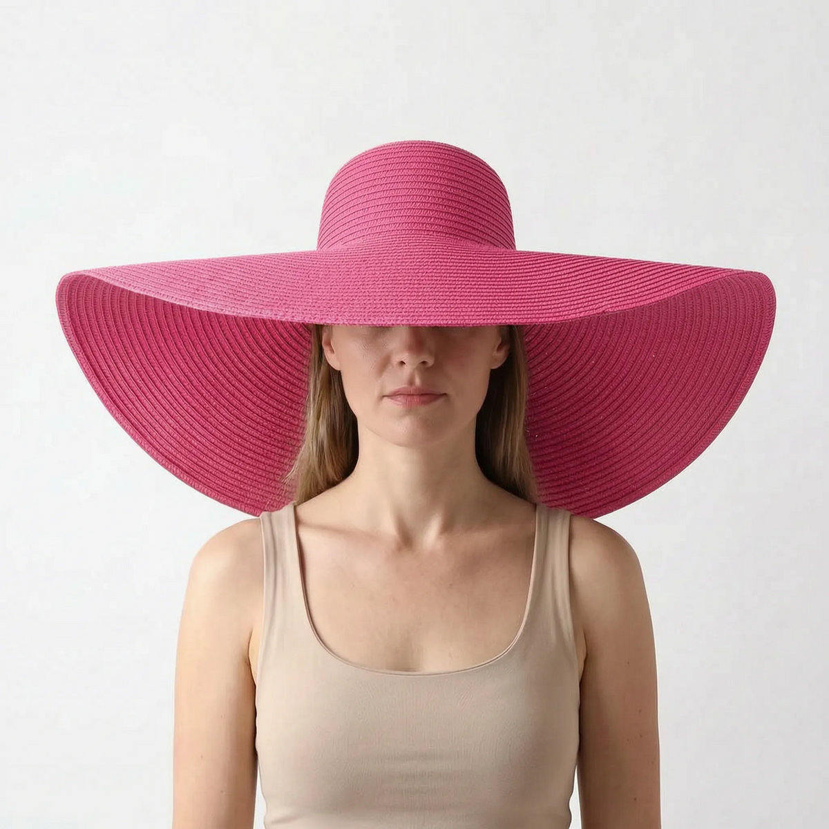 Thrives Outdoor | Vistana Oversized Foldable Woven Summer Sun Hat 18