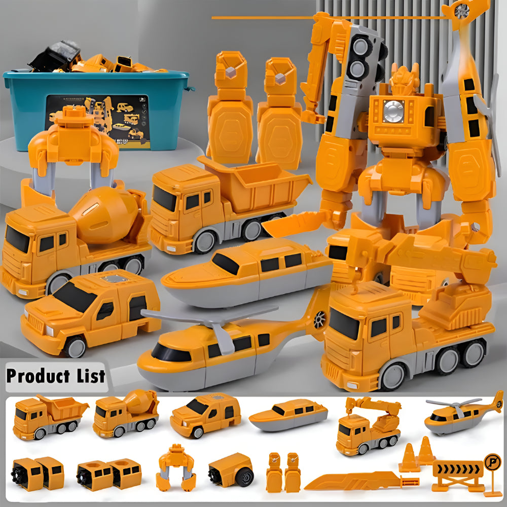 Toy Vehicle Transforming Construction Set Modular Design 0