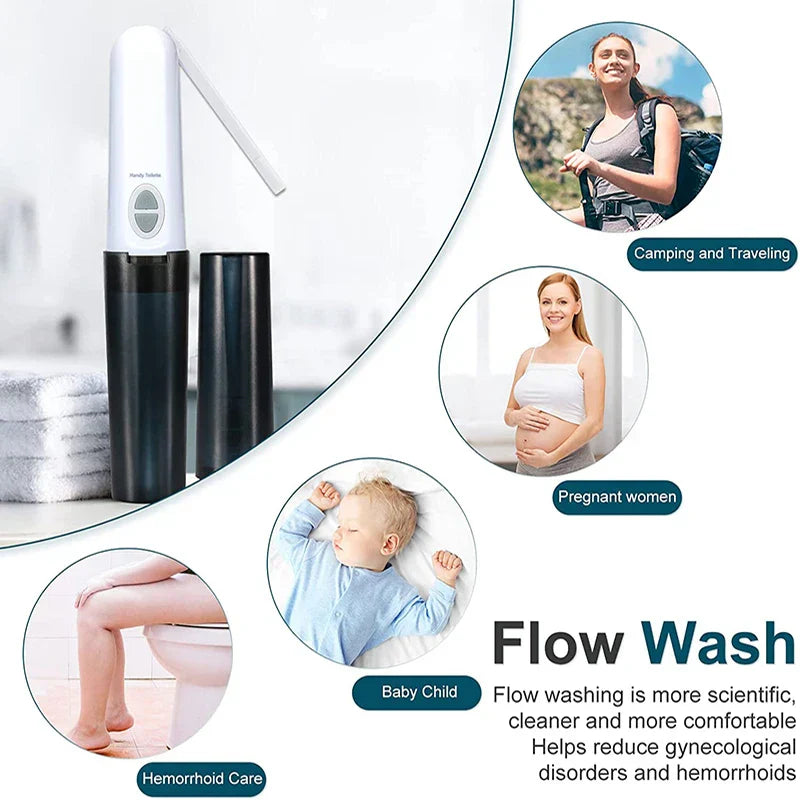 Tragbares Bidet für Damen – Elektrische Reise-Toilette mit USB-Ladegerät, kompakt und geräuscharm 4