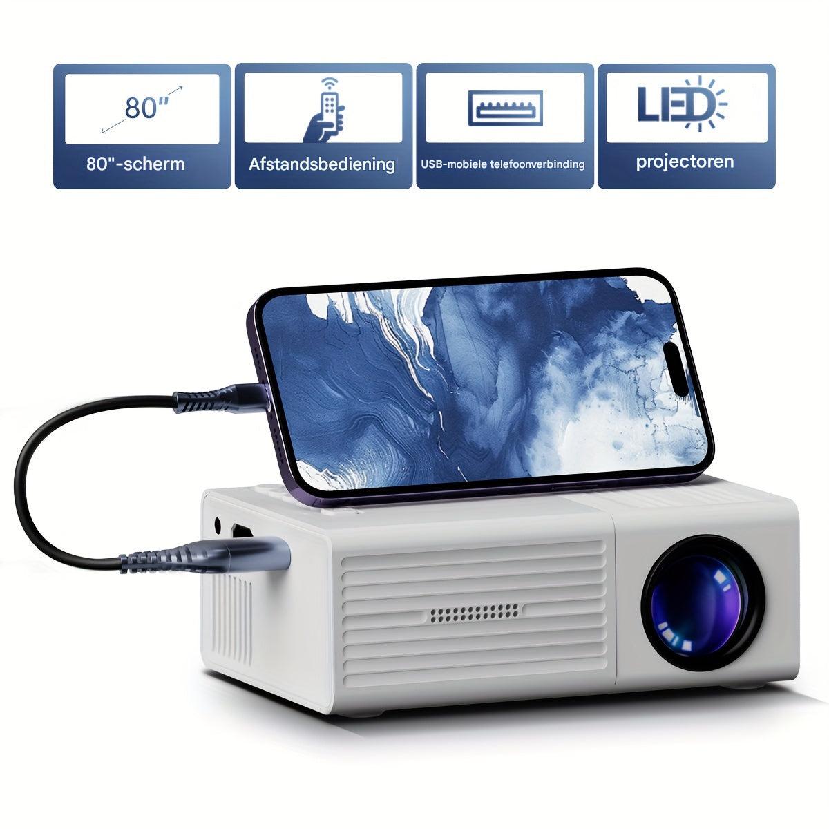 Ultra-Bright Mini Projector (3000 Lumen) - LumoBeam 2