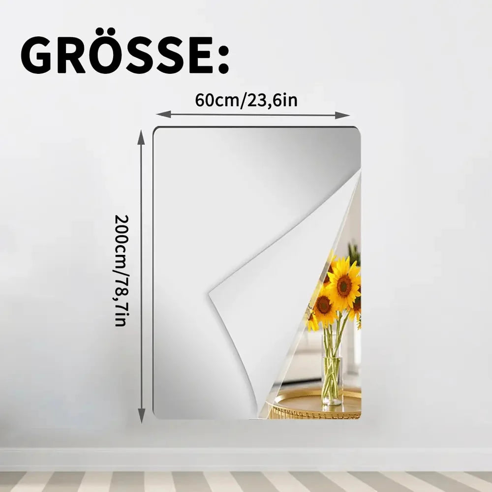 Ultra-Flexible Shatterproof Mirror 1