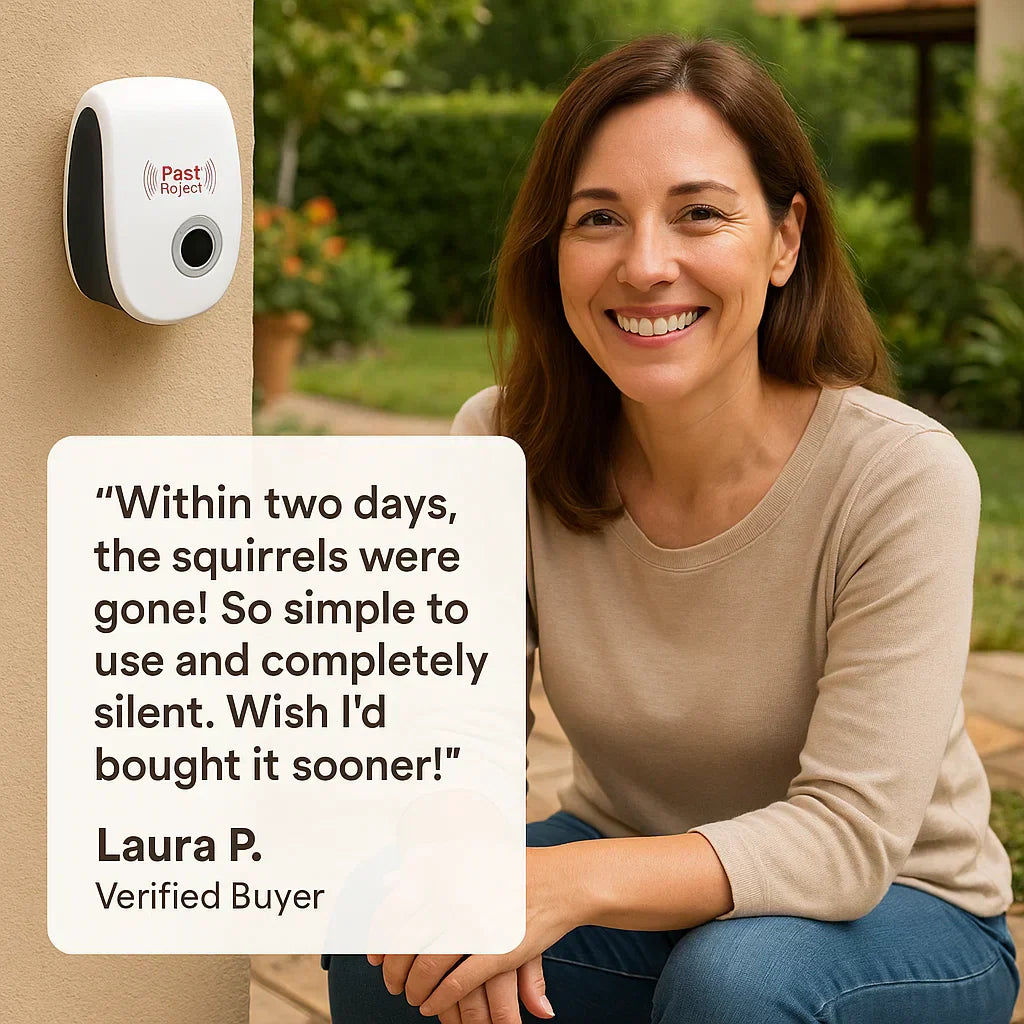 Ultrasonic Outdoor Pest Repeller for Squirrels and Rodents, Safe for Pets 6