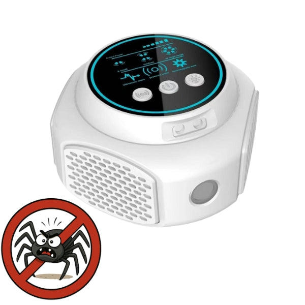 Ultrasonic Plug-In Spider Repeller for Home Use, Chemical-Free, Safe for Pets and Children 1