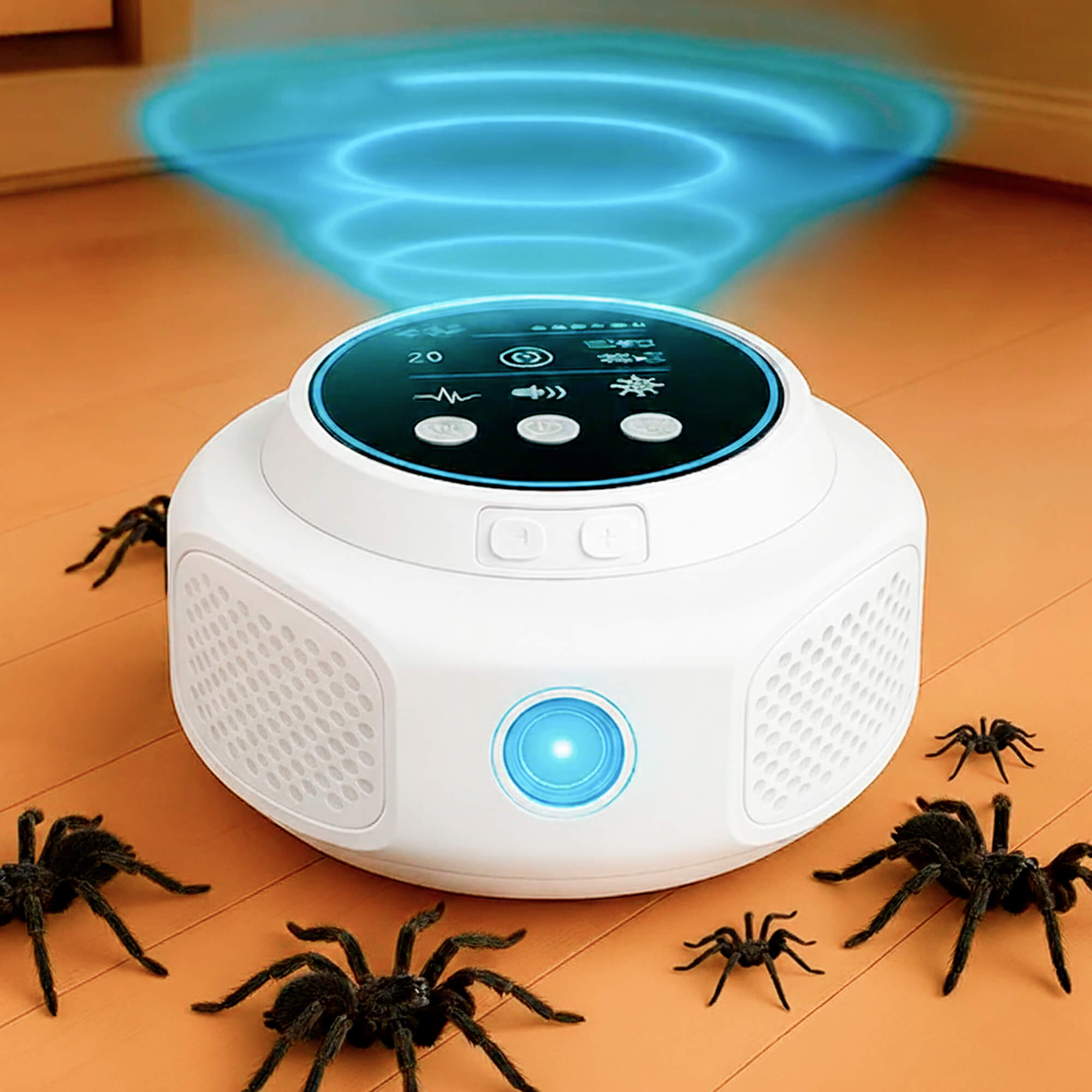 Ultrasonic Plug-In Spider Repeller for Home Use, Chemical-Free, Safe for Pets and Children 9