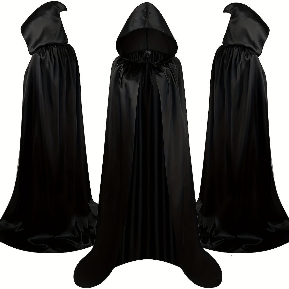 Unisex Lange Hoody Halloween Kostuum Cape | Elegante Vintage 1