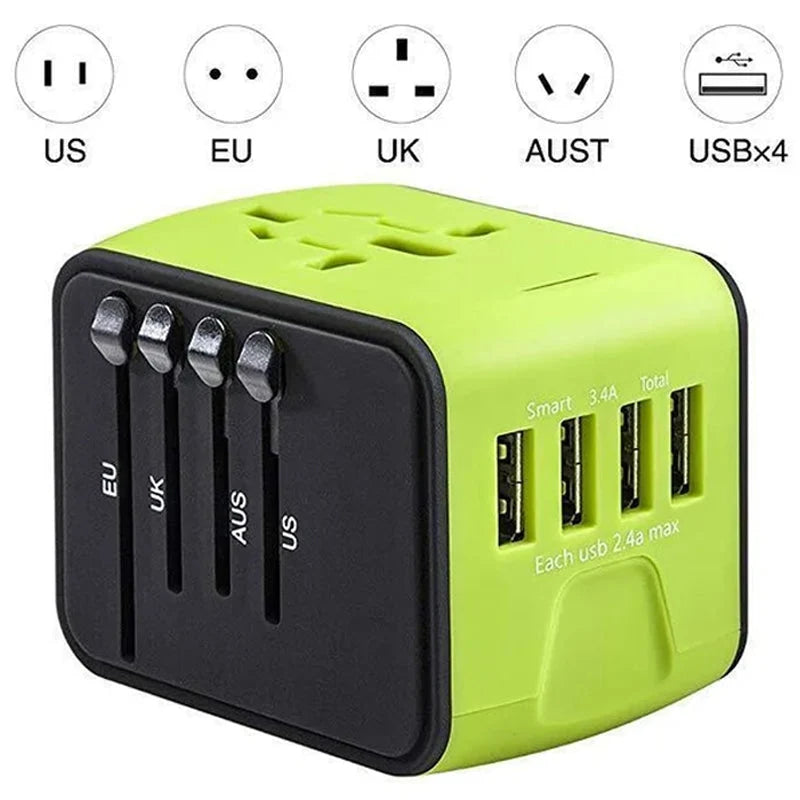 Universal Travel Adapter with Voltage Converter 0