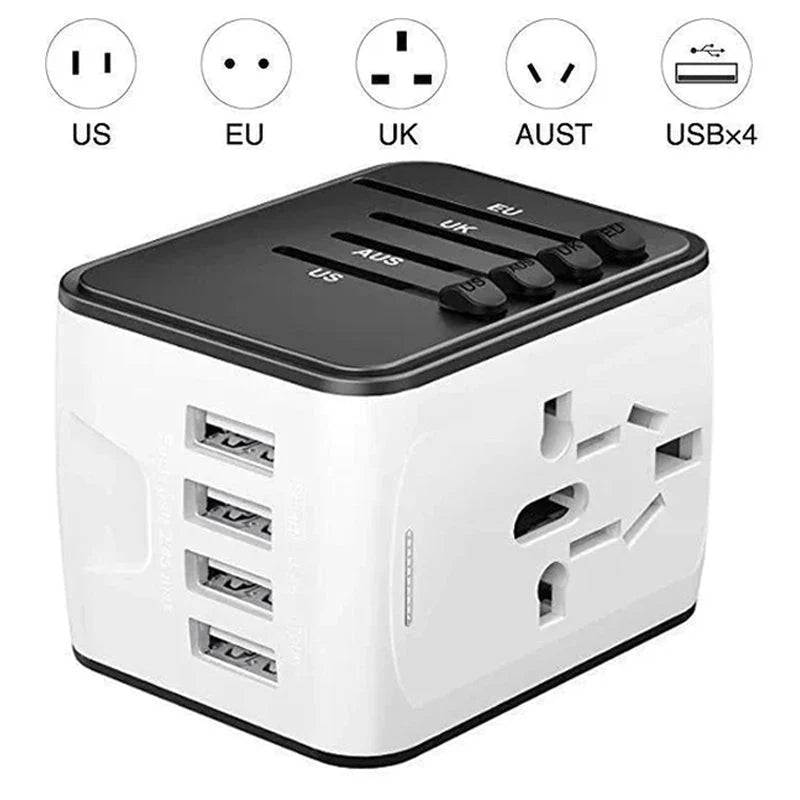 Universal Travel Adapter with Voltage Converter 10
