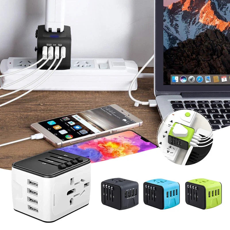Universal Travel Adapter with Voltage Converter 8