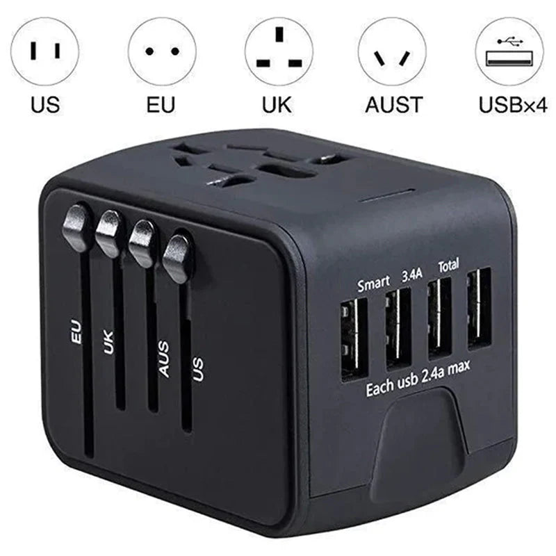 Universal Travel Adapter with Voltage Converter 9