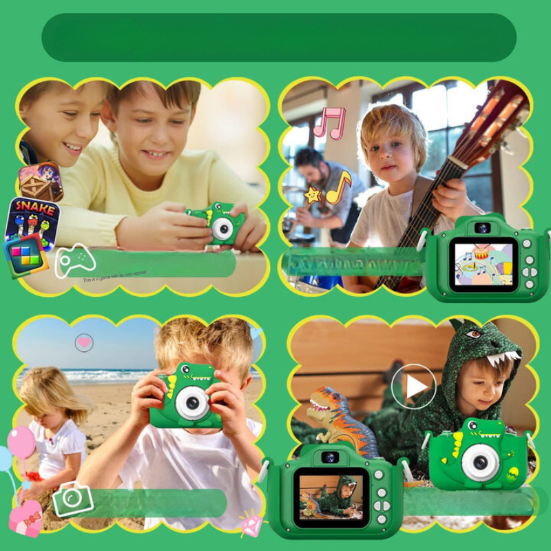 Kids Dino Camera – Durable HD Digital Camera for Creative Exploration and Outdoor Play