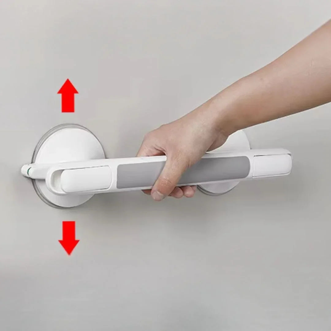 Suction grab handle
