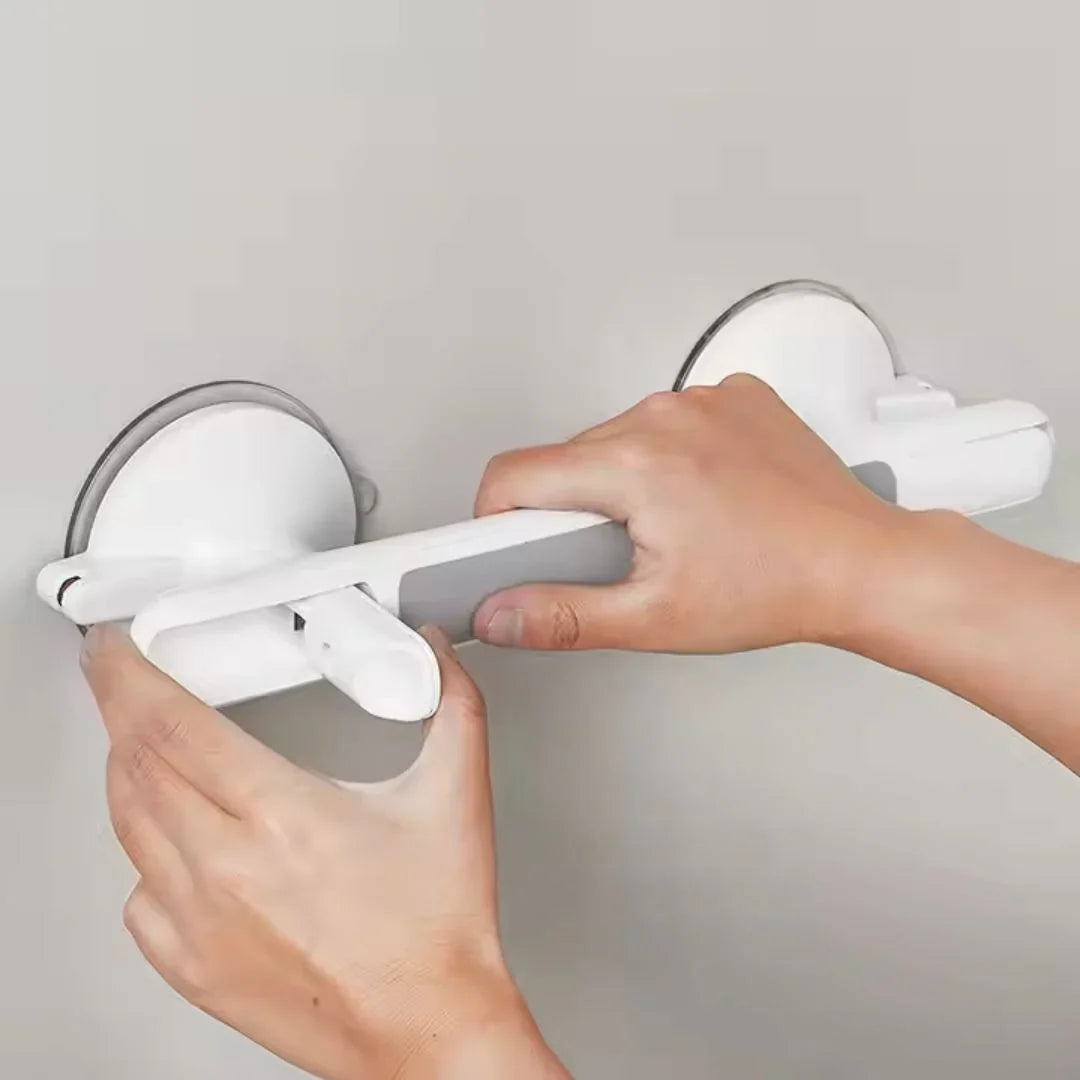 Suction grab handle