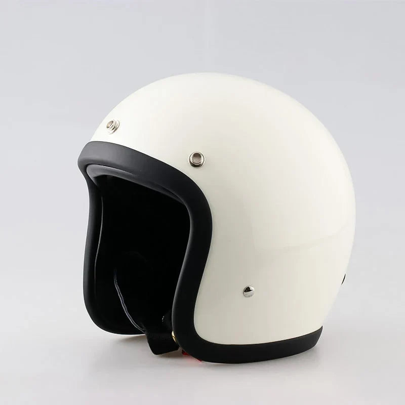 Open-face motorcycle helmet