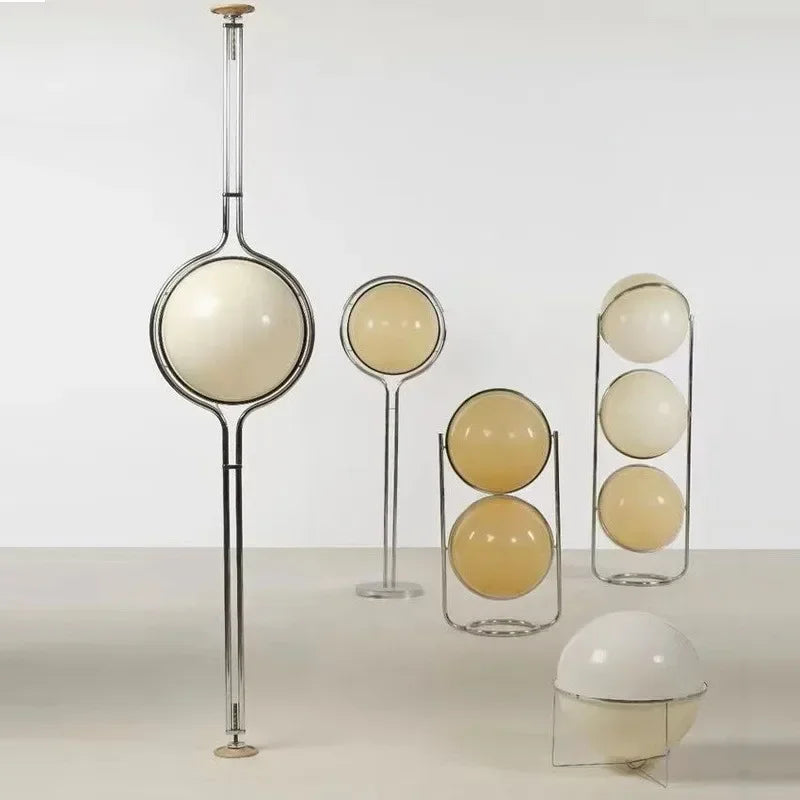 Globe floor lamp