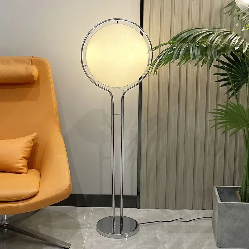 Globe floor lamp
