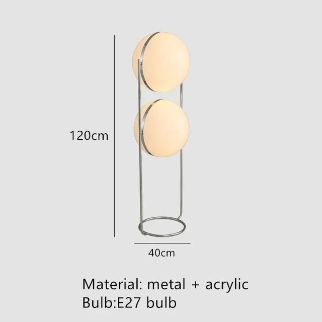 Globe floor lamp