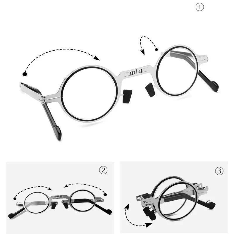 Foldable reading glasses