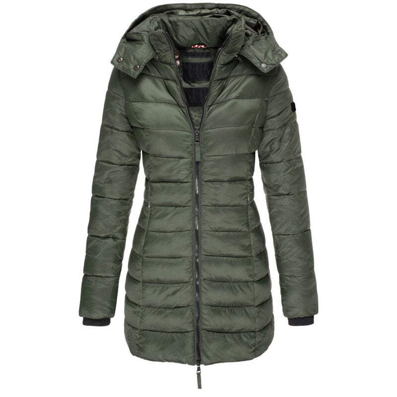 Warm Women's Down Jacket with Hood - Olivia 2