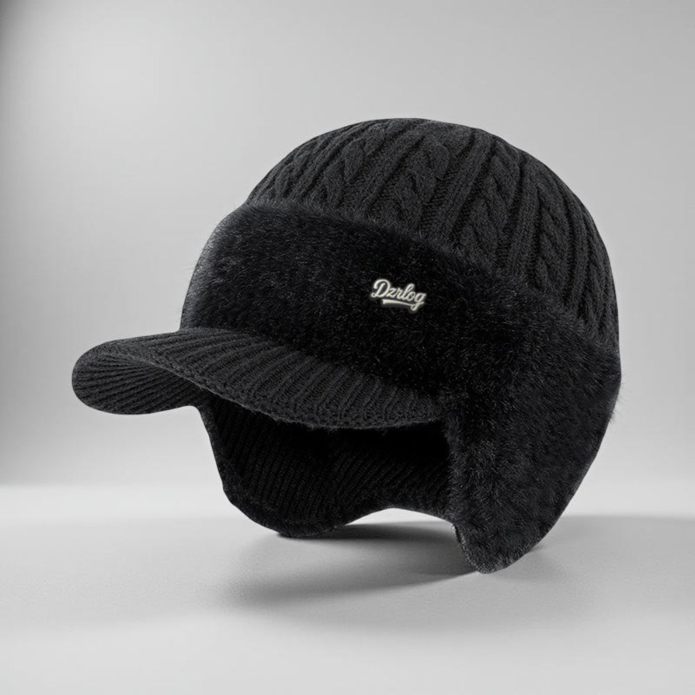 Winter Hat Trapper Ear Flap Knit Cap 2