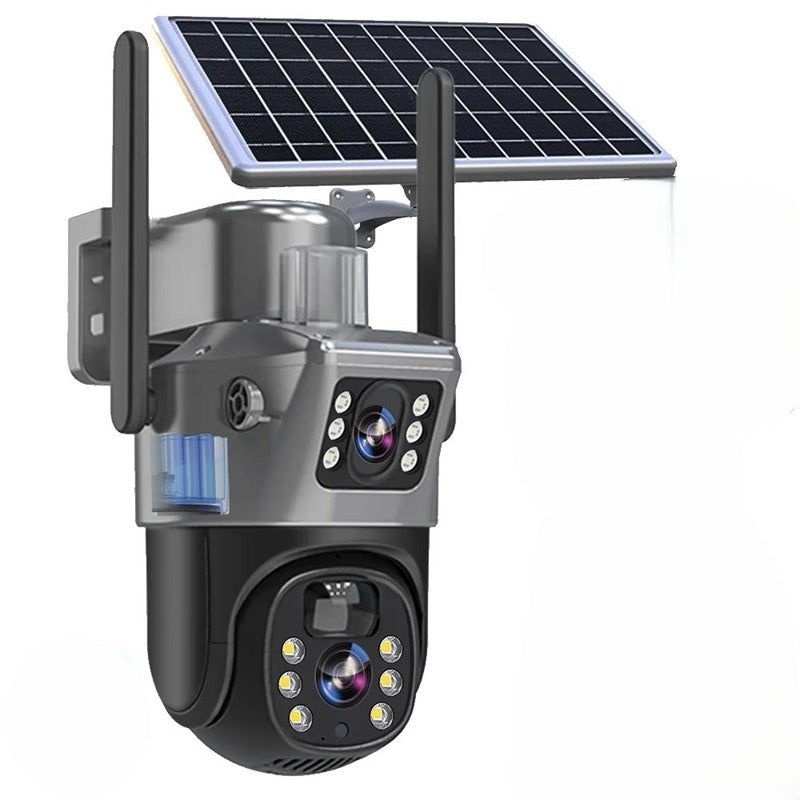 Wireless 4K Security Camera with Solar Panel – DualGuard 4K 0