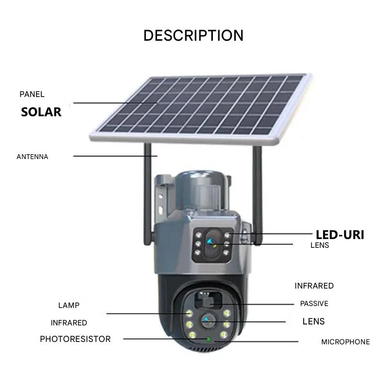 Wireless 4K Security Camera with Solar Panel – DualGuard 4K 3