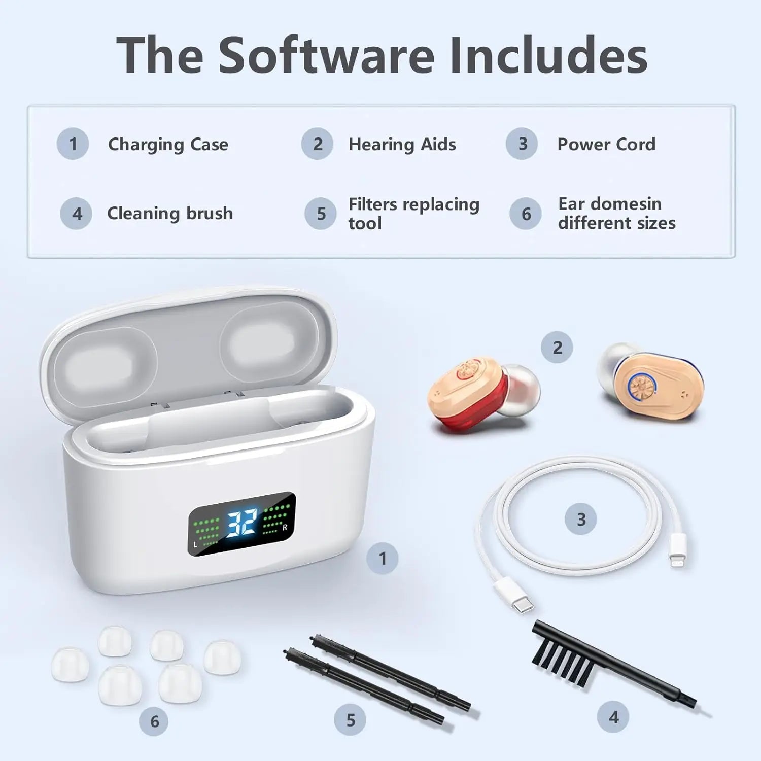 Wireless Mini Hearing Aid with Noise Reduction – HearMax 5