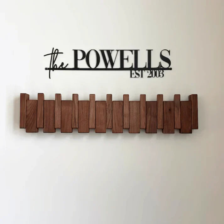 Wooden Piano Coat Rack - HarmonyCoat 4