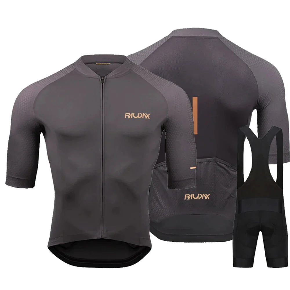 Zomer Korte Mouw Wielertrui Set voor Mannen, Ademend en Comfortabel, 19D Gelpad 2
