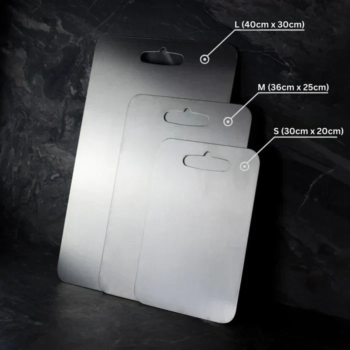 Planche à Découper en Titane – Surface Hygiénique, Durable & Antibactérienne pour la Préparation Alimentaire