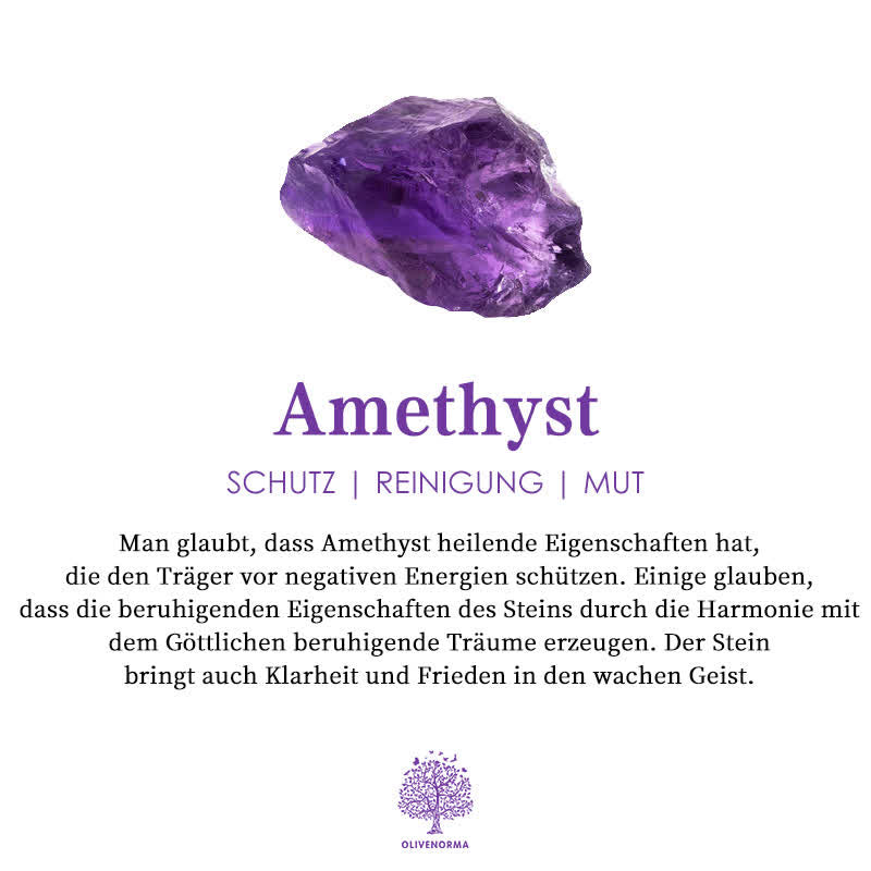 Amethyst Pendant Necklace – Natural Crystal Design with Elegant Adjustable Chain