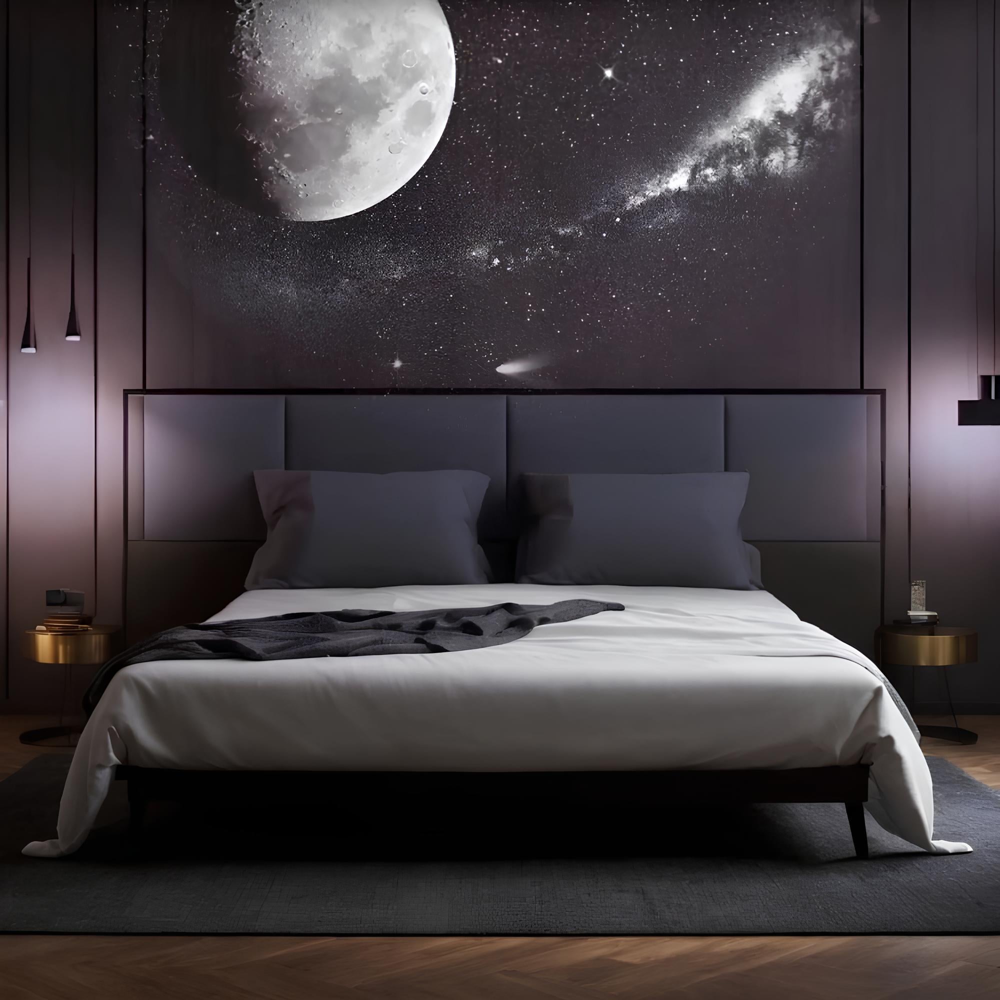 Lampe Projecteur d’Étoiles – Effets Galaxie Réglables avec Multiples Motifs & Éclairage d’Ambiance Relaxant