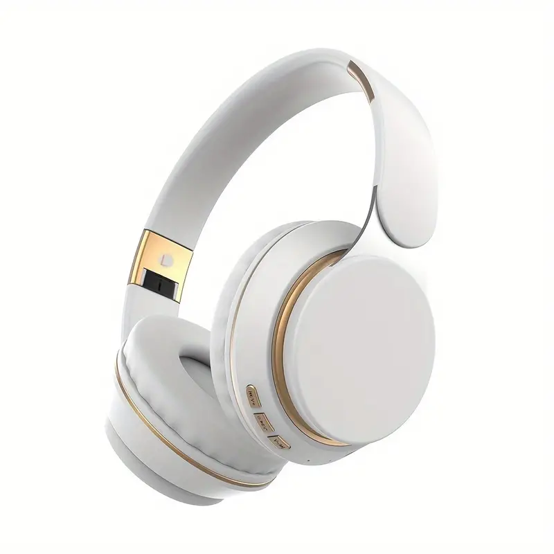 Casque Bluetooth sans fil – Design confortable circum-auriculaire avec son stéréo clair et longue autonomie